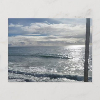 太陽と波 ポストカード