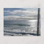 太陽と波 ポストカード (正面)