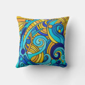 太陽と海 クッション (裏面)