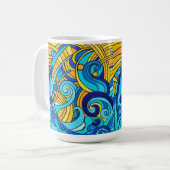 太陽と海 コーヒーマグカップ (正面左)