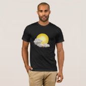 太陽と白の雲 Tシャツ (正面フル)