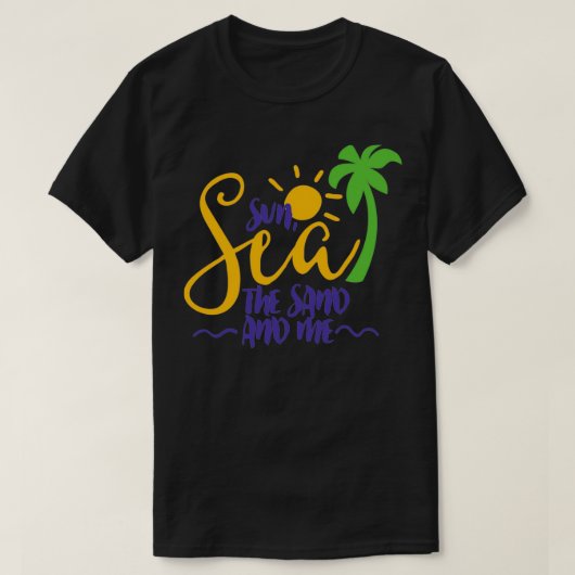 太陽と砂 Tシャツ (デザイン正面)