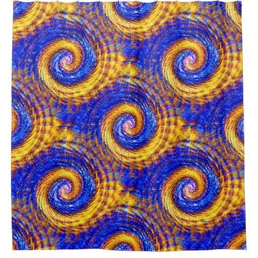 太陽と空...... シャワーカーテン (正面)