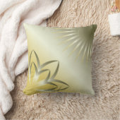 太陽と花 クッション (ブランケット)