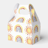 太陽と虹のパターン フェイバーボックス (裏面サイド)