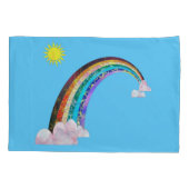 太陽と虹2ピローケース 枕カバー (裏面)