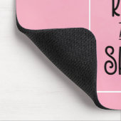 太陽と雲とのライズとシャインタイポグラフィ マウスパッド (コーナー)