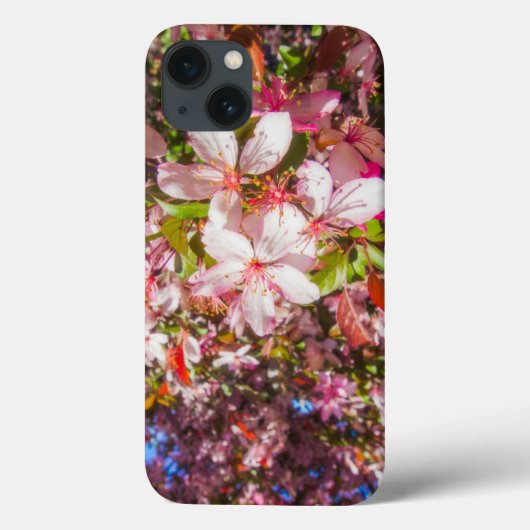 太陽と雲自然開花ハートの花 Case-Mate iPhoneケース (裏面)