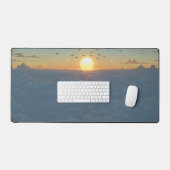 太陽と雲 デスクマット (キーボード&マウス)