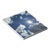 太陽と雲 ノートパッド (アングル)