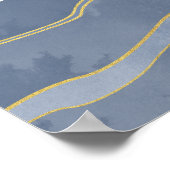 太陽と青の山々 ポスター (角)