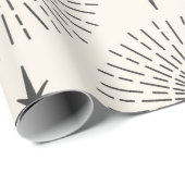 太陽と顔のシームレス模様 ラッピングペーパー (ロールコーナー)