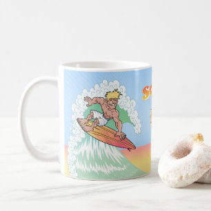 太陽とSoCalサーファー コーヒーマグカップ