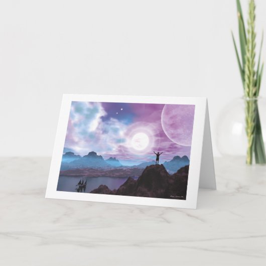 太陽にあいさつ カード (正面)