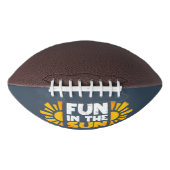 太陽におもしろいを示す標識 アメリカンフットボール (正面)