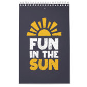 太陽におもしろいを示す標識 カレンダー (カバー)