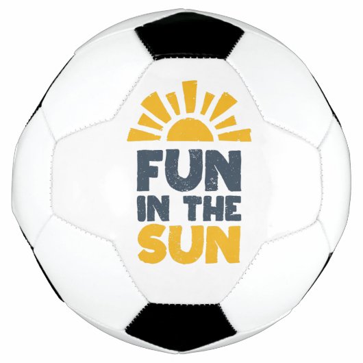 太陽におもしろいを示す標識 サッカーボール (正面)