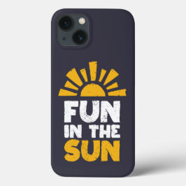 太陽におもしろいを示す標識 iPhone 13ケース