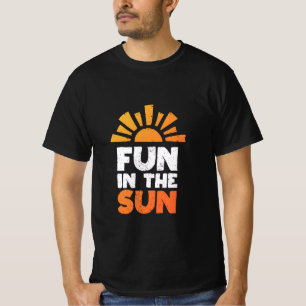 太陽におもしろいを示す標識 Tシャツ