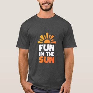 太陽におもしろいを示す標識 Tシャツ