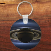 太陽によってバックライト付きの土星システムのモザイク。 キーホルダー (裏面)