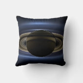 太陽によってバックライト付きの土星システムのモザイク。 クッション (裏面)