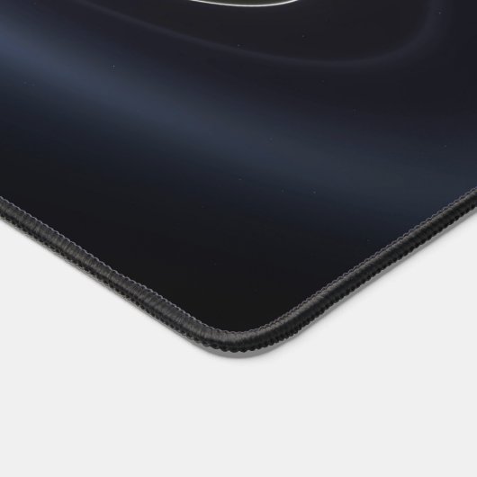 太陽によってバックライト付きの土星システムのモザイク。 デスクマット (コーナー)