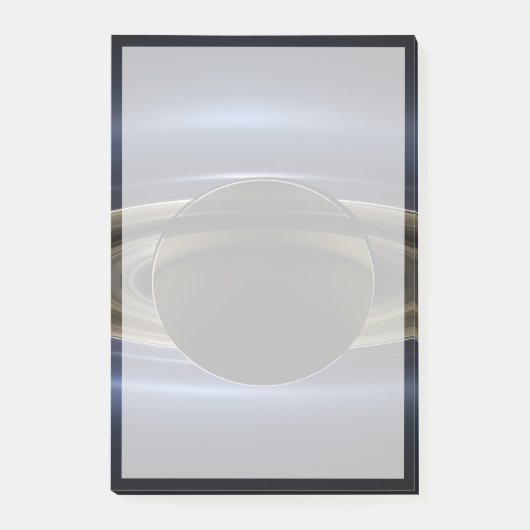 太陽によってバックライト付きの土星システムのモザイク。 ポストイット (正面)