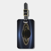 太陽によってバックライト付きの土星システムのモザイク。 ラゲッジタグ (正面縦)