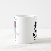 太陽にキスされた友情：私の親友との夏の雰囲気 コーヒーマグカップ (中央)