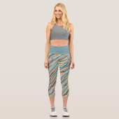 太陽にキスされた水の色 カプリレギンス (正面)