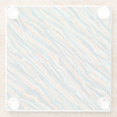 太陽にキスされた水の色 ガラスコースター (裏面)