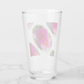 太陽にピンク色の花 タンブラーグラス (裏面)