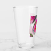 太陽にピンク色の花 タンブラーグラス (右)