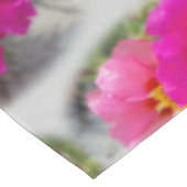 太陽にピンク色の花 テーブルクロス (アングル)