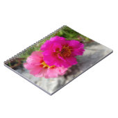 太陽にピンク色の花 ノートブック (左側)