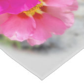 太陽にピンク色の花 ロングテーブルランナー (コーナー)
