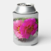 太陽にピンク色の花 缶クーラー (缶裏面)