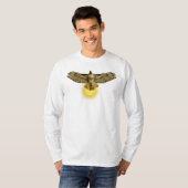 太陽に向かって飛ぶアカオノスリ Tシャツ (正面フル)
