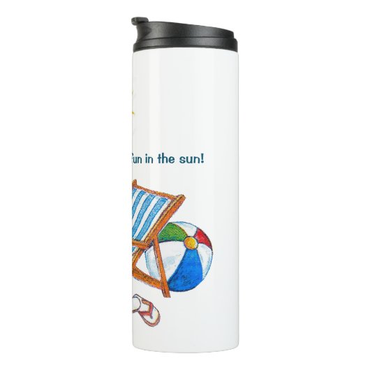 太陽に大量のおもしろいを持つ タンブラー (回転右)