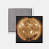 太陽に巨大なXクラス太陽ののフレアが噴出する マグネット (正面/裏面)