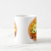 太陽に敬礼する コーヒーマグカップ (中央)