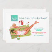 太陽に浸る 招待状 (正面/裏面)