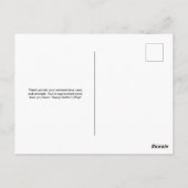 太陽に照らされたハート愛するママ ポストカード (裏面)