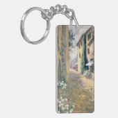 太陽に照らされた別荘I キーホルダー (正面左)