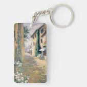 太陽に照らされた別荘I キーホルダー (裏面)