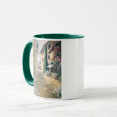 太陽に照らされた別荘I マグカップ (正面左)