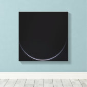 太陽に照らされた地球の三日月 キャンバスプリント (インサイチュ (ウッドフロア))