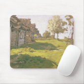太陽に照らされた日。 小さい村1898年 マウスパッド (マウス)