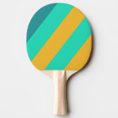 太陽に照らされた海はっきりしたのストライプ 卓球ラケット (裏面)